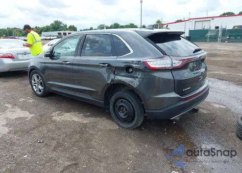2015 Ford Edge Titanium from USA, damaged, VIN 2FMTK4K8XFBB25981